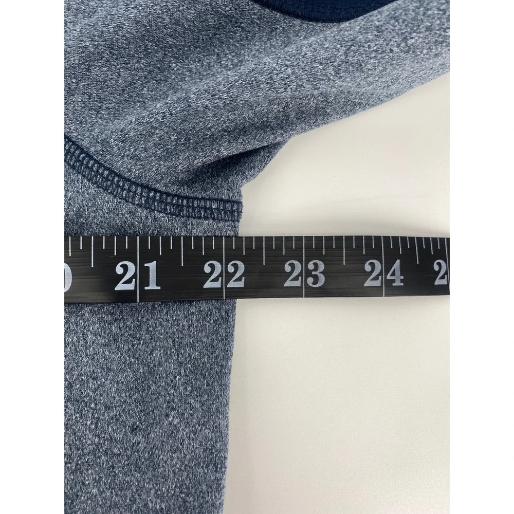 The North Face Quarter Zip Pullover Large Blue Excellent Colorblock Fleece Mens